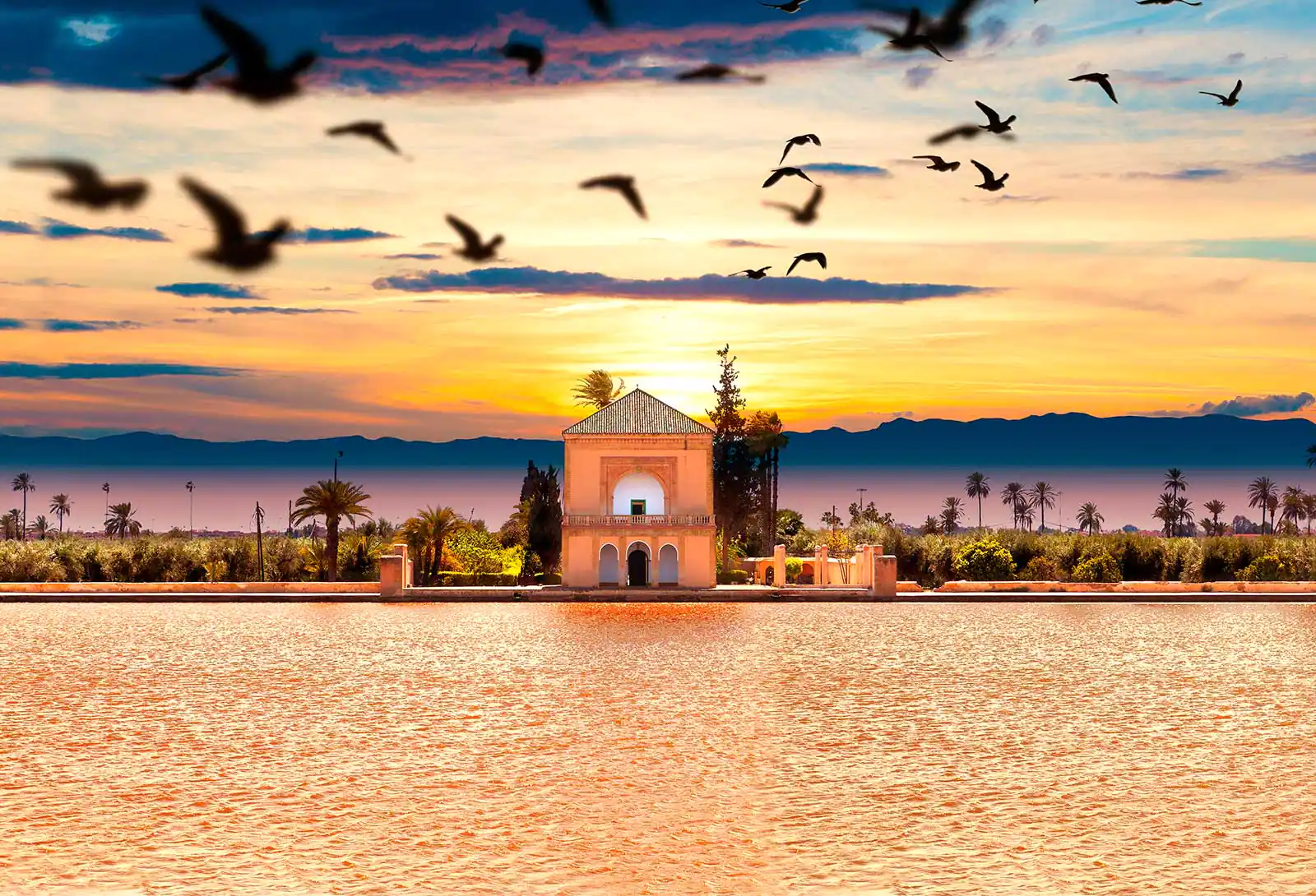 Paisaje de Marrakech, Marruecos